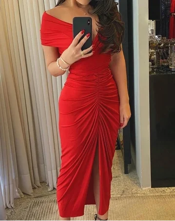 

Wholesale New Models Women Red Wedding Gowns Graduation Gowns