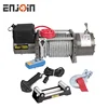 ENJOIN 17000lbs Pull Capacity 4x4 Application Electric 12v Power Source cable winch With Wire Rope