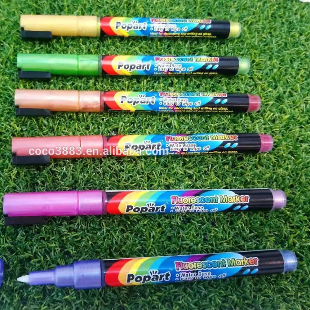 

Metallic Color Extra Fine tip Erasable Liquid chalk marker