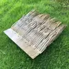 Plastic synthetic thatch roof material