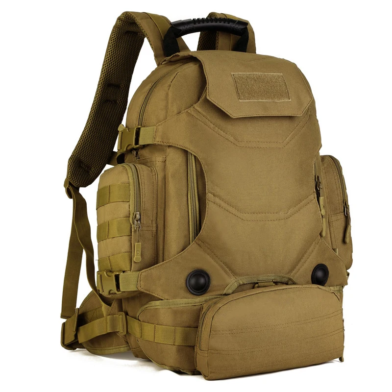 

Hot Military Tactical Backpacks Camping Bags Mountaineering bag Men's Hiking Rucksack Travel Backpack+Waist Pack, Black/khaki/cpu/au/dessert