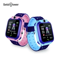 

Children's watch 2019 latest model Q12 children's smart watch smart phone IP67 depth waterproof multi-language Settpower Q12