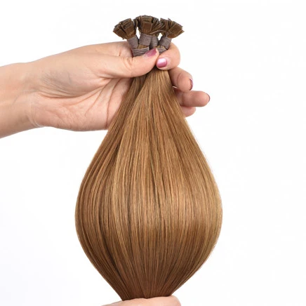 

Keratin Flat Tip Hair Extensions Double Drawn Raw Virgin Luxury Human European Hair Wholesale Vendor Samples