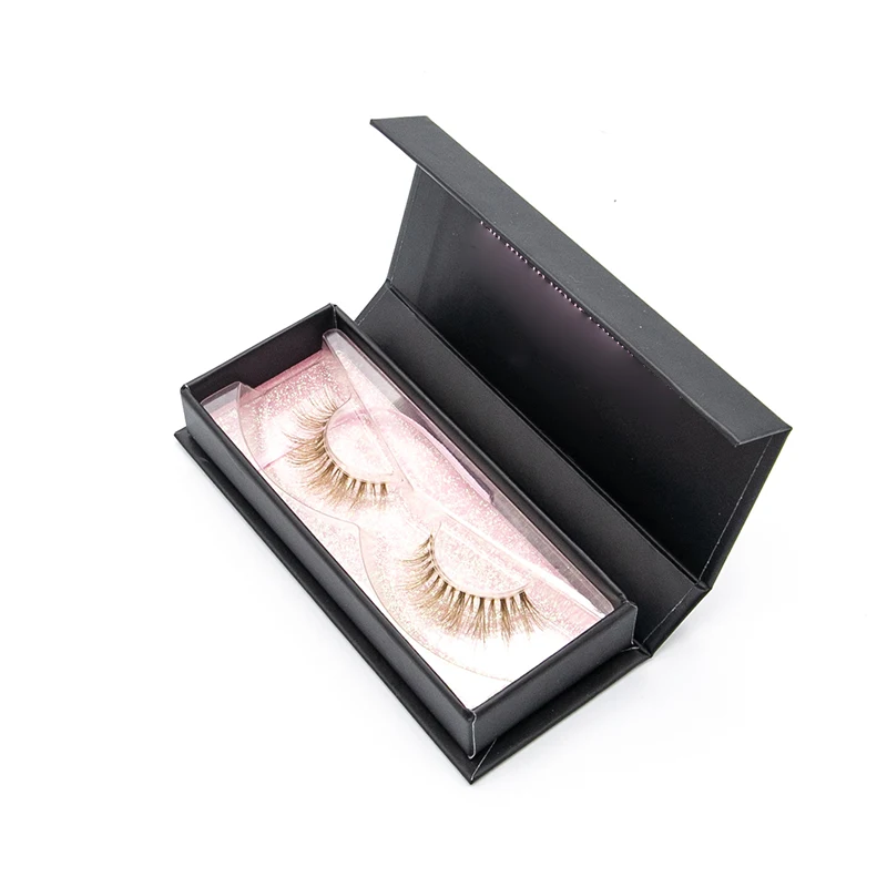

Hot sale in 75 different Christmas sales siberian mink lashes colorful lash book packaging eyelashes in Australia, Natural black