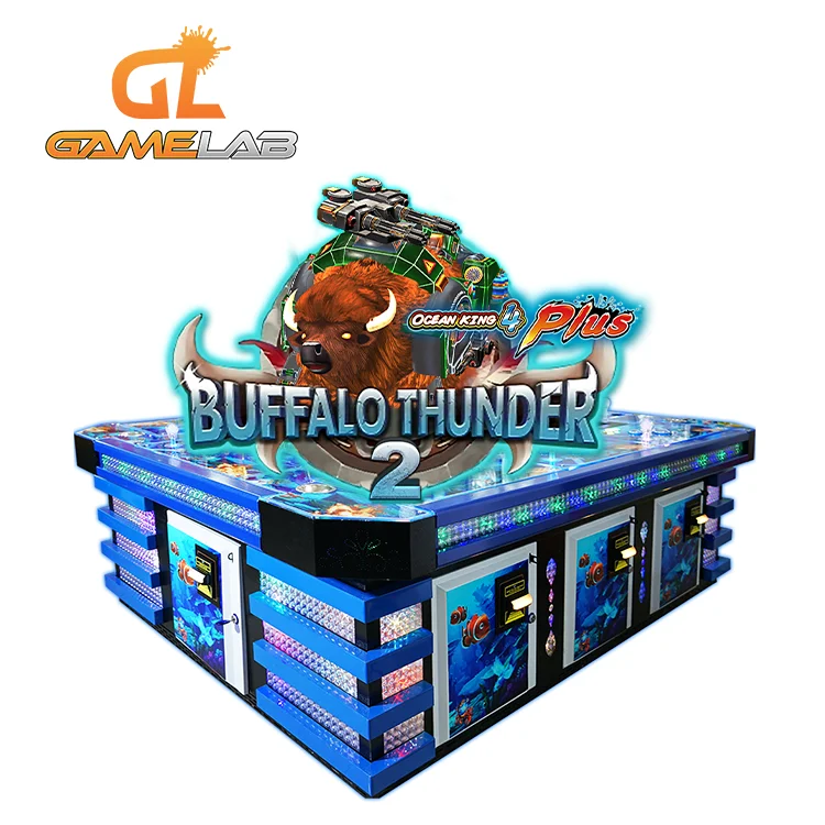 

High Profitability Popular Vertical Fish Game Machine Buffalo Thunder, Customize