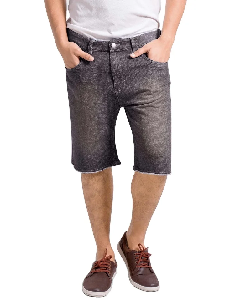 black shorts mens denim