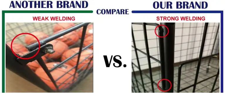 metal frame sports portable ball cage