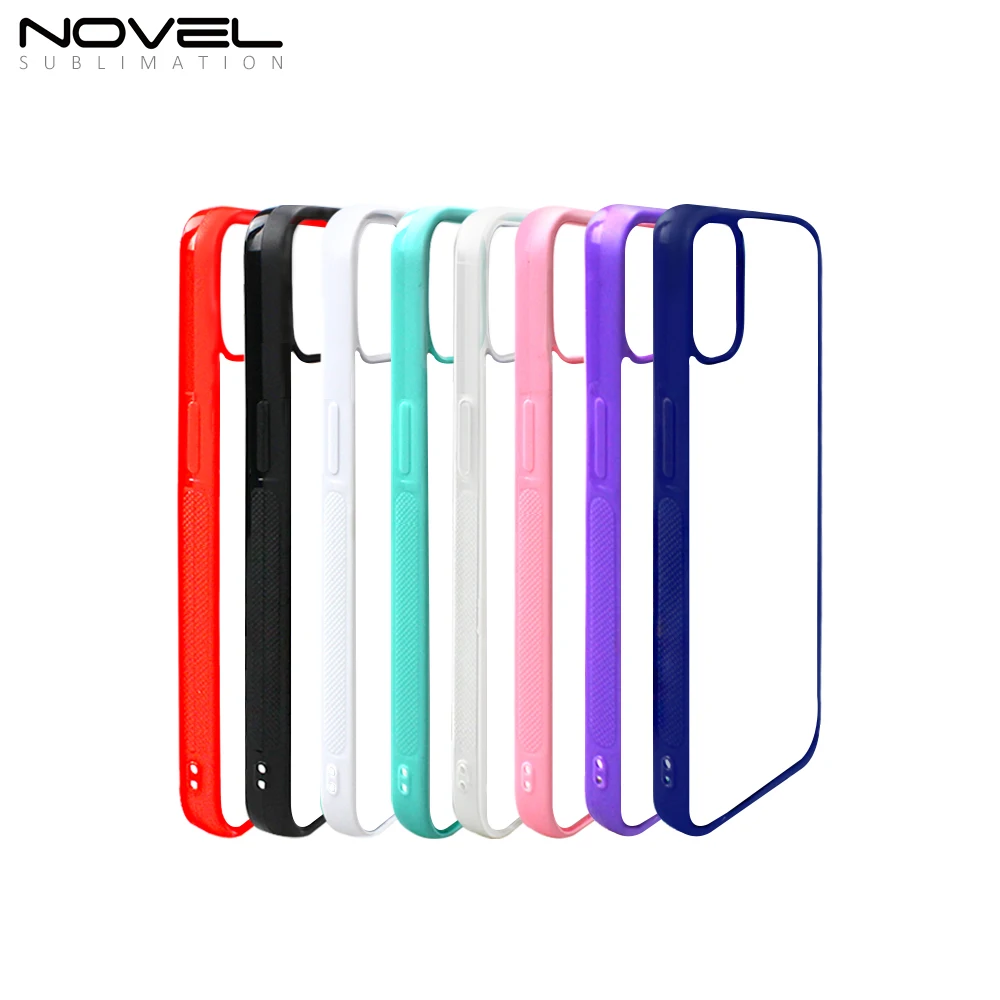 

New Arrival Colorful Phone Cover For iPhone 13 series 2D Sublimation Blank Phone case for iPhone 13 Pro, White/green/pink/purple/black/red/dark blue