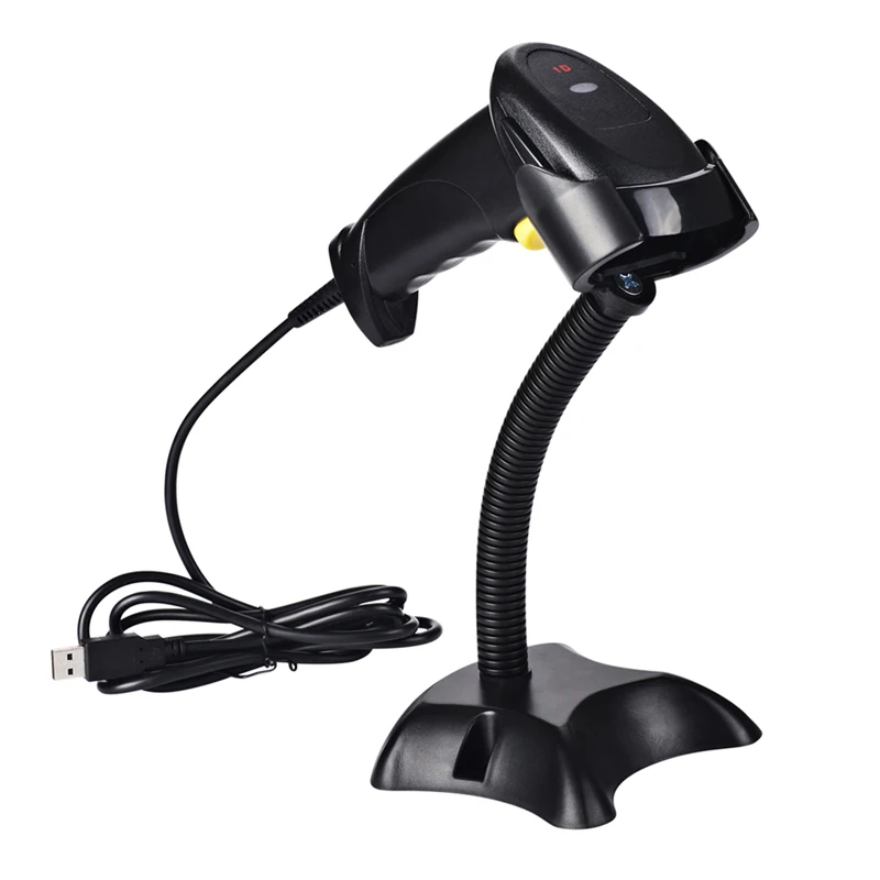 

Cheap price handheld barcode reader scanner, Black