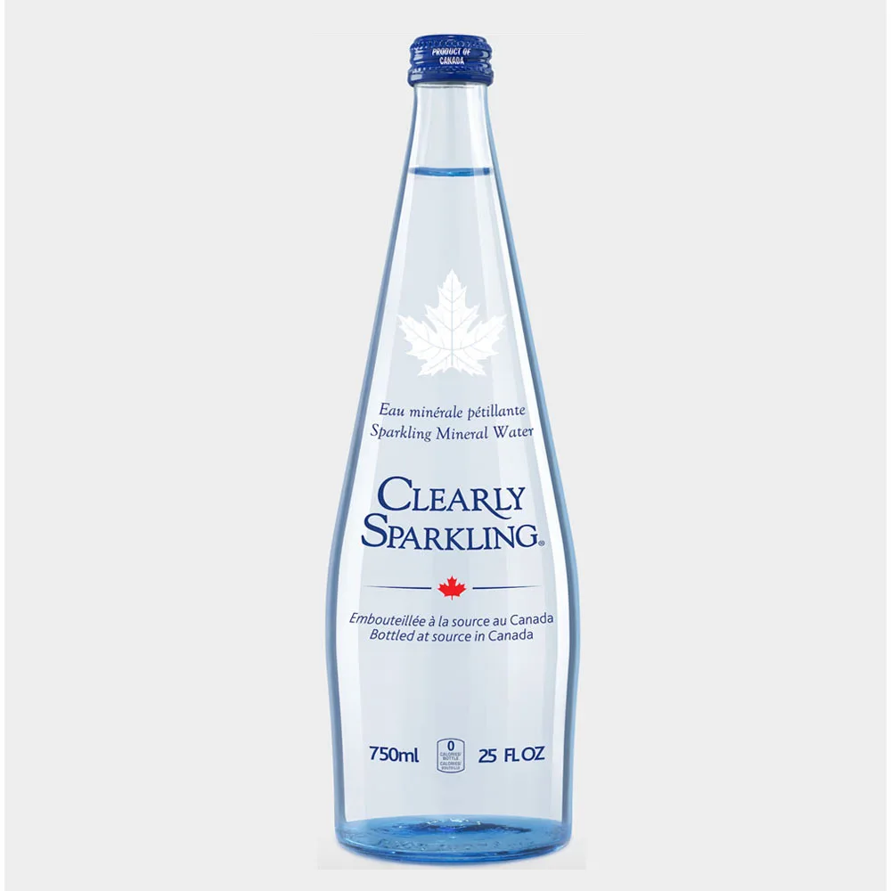 
Light Mineral Composition Clearly Sparkling Mineral Water 750ml The Lowest Sodium Rating Glass Water 