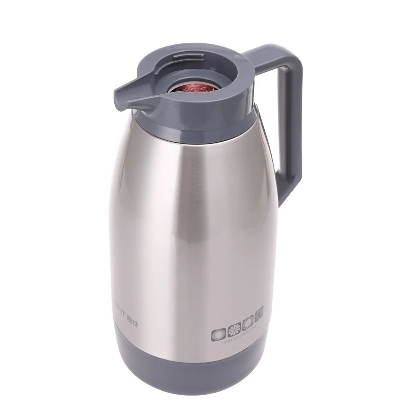 

metal double wall outdoor grade insulated stainless steel 1.6L custom logo coffee pot tea pot, Custom color
