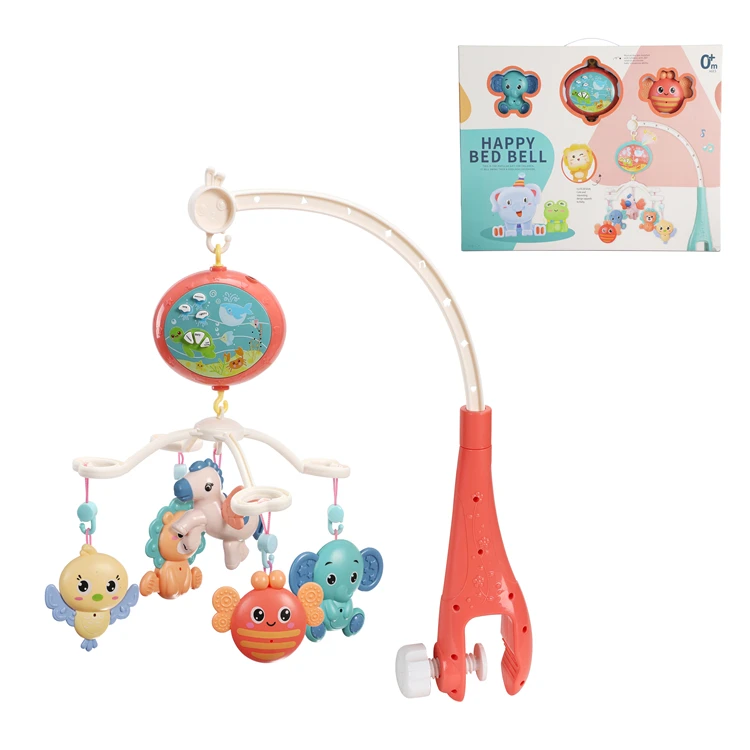 
Modern Bedside Rotating Sea Projection Music Box Baby Bed Bell Toy Baby Toys For Newborn Infant H129828 