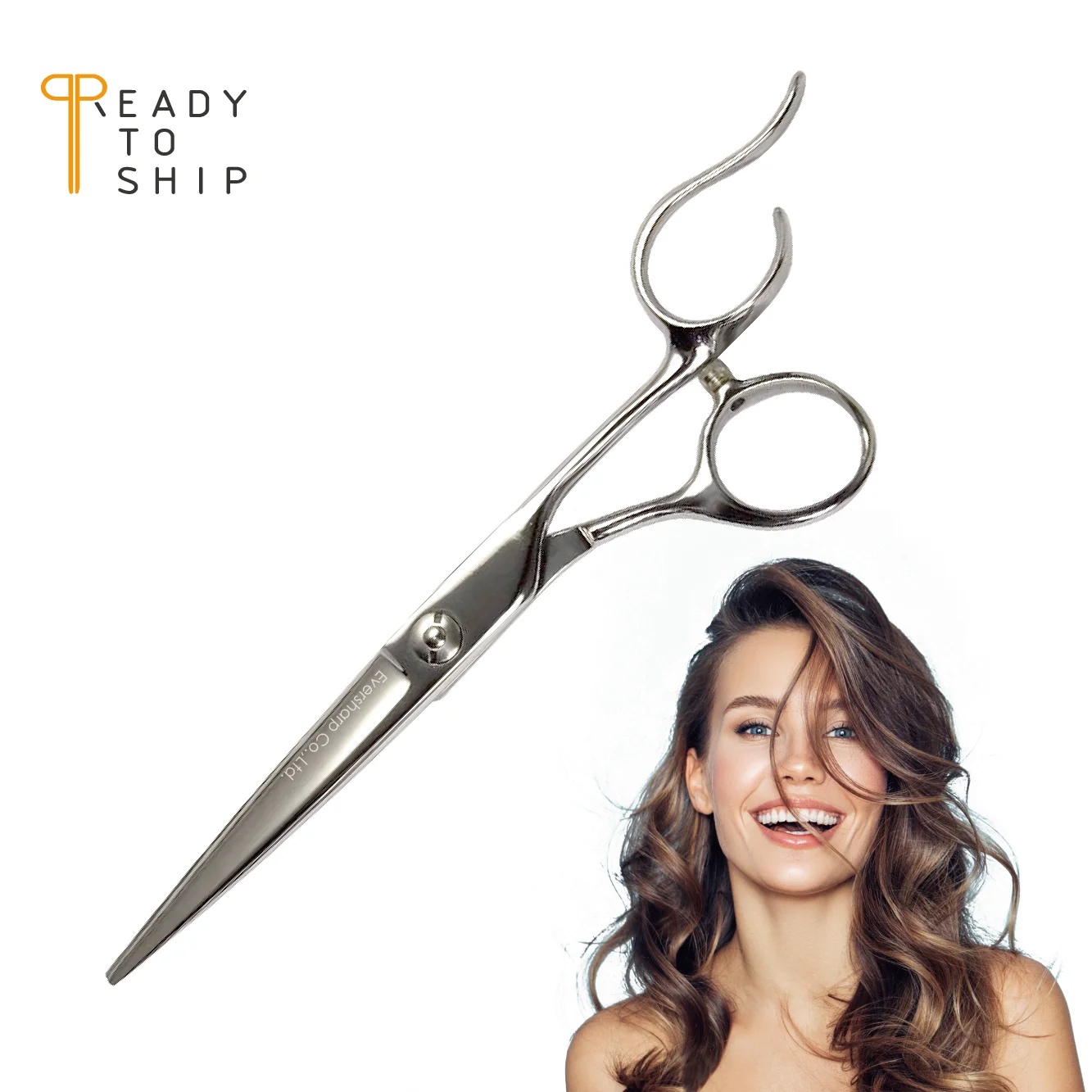 

Popular Designed Handle 6.25" Hair Scissors With High Quality Blade Steel