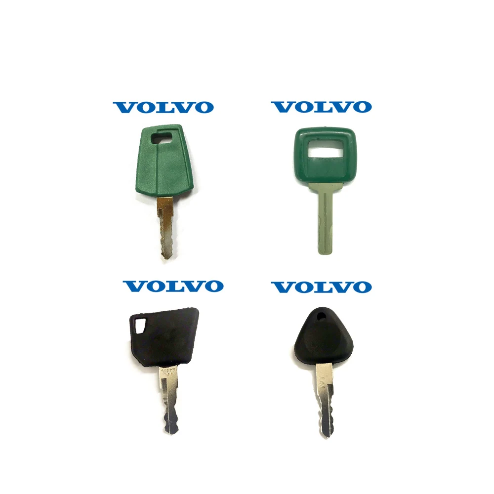 

Volvo Heavy Equipment / Construction Ignition Key Set 4 Keys with Laser Key