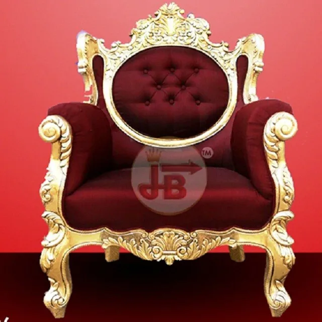 Luxury Wedding Gold Throne King Chair Buy High Quality Romantic
