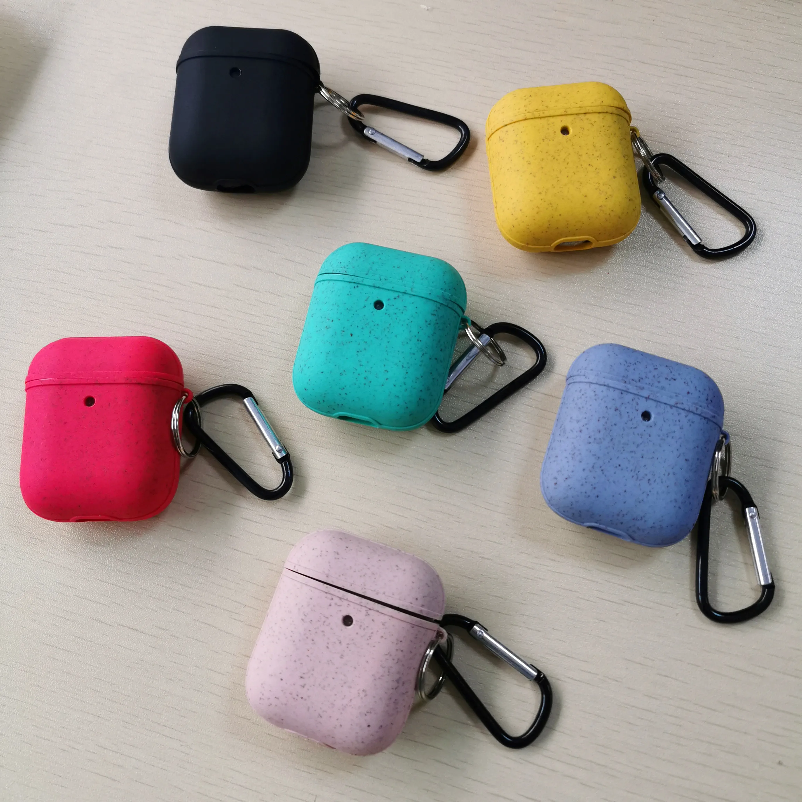 

Eco-friendly Biodegradable PBAT Earphone Soft Case For Airpods 1/2 pro case, Multi colors