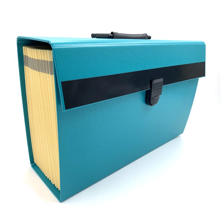 
Office supplies 19 pockets hard board expandable accordion a4 paper file folder 
