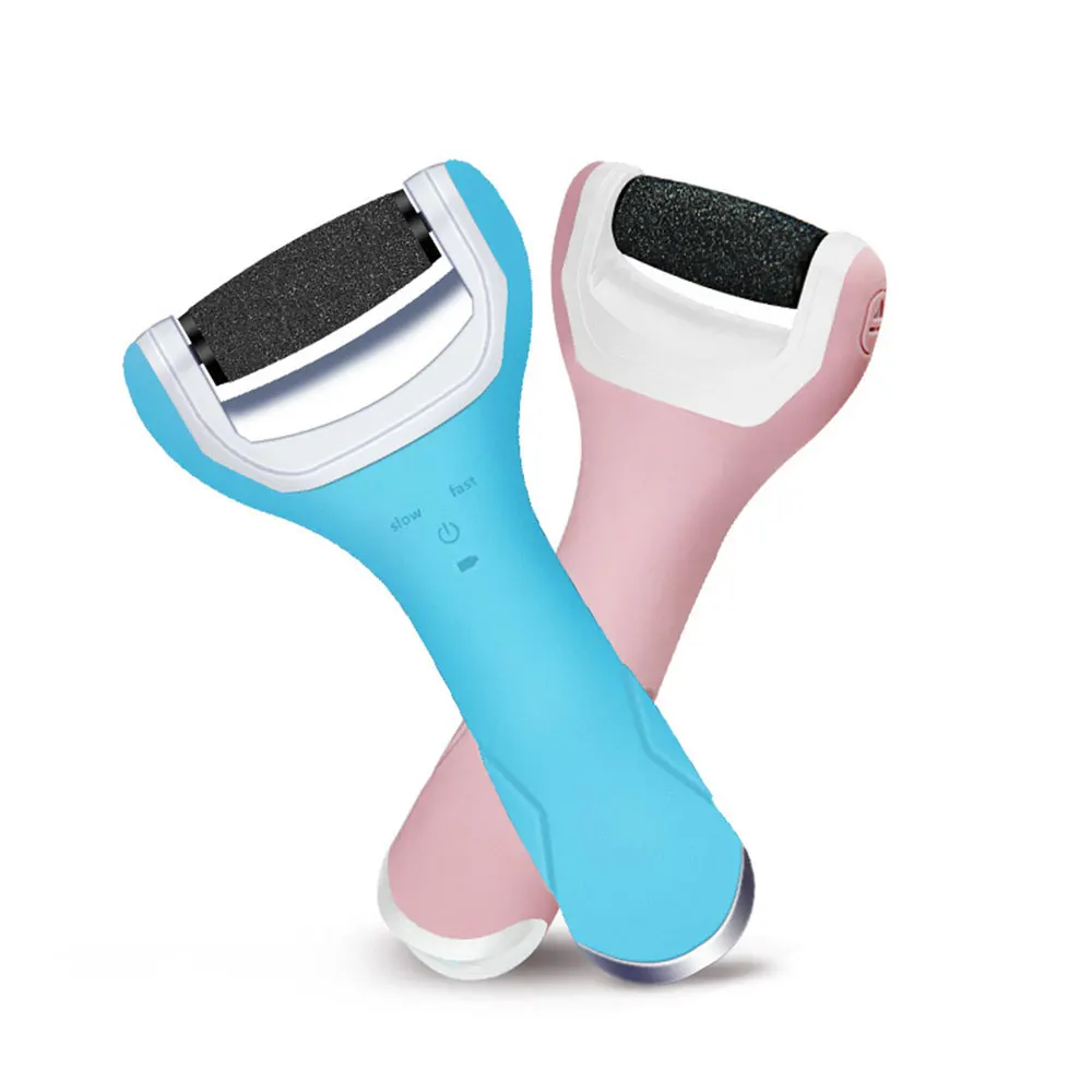 

Rechargeable Electronic Foot File Foot Spa Pedicure Tool Foot Callous Remover Kit, Pink/blue