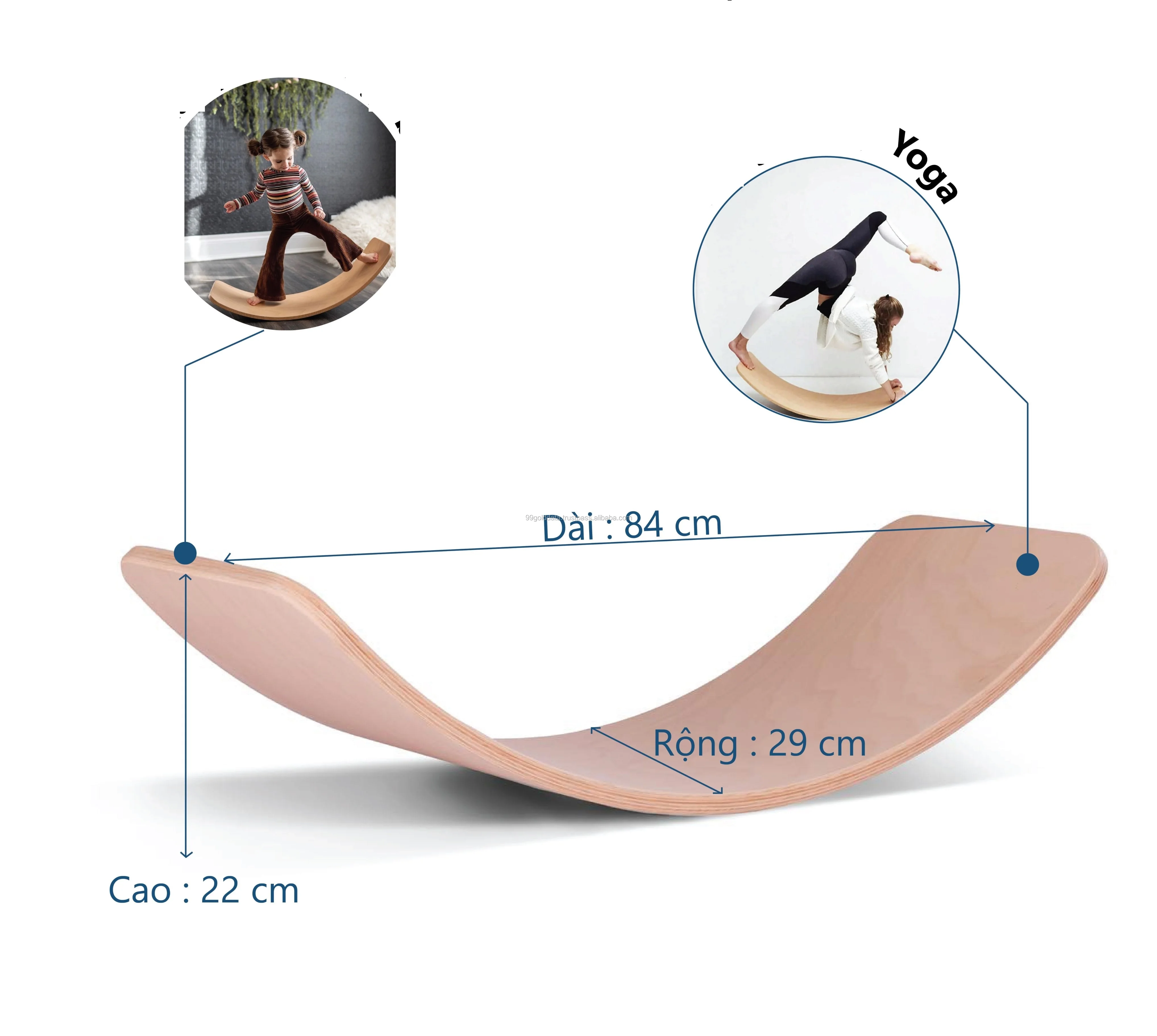 Rubber Wood Balancing Board For Play Game And Exercise Buy Wooden