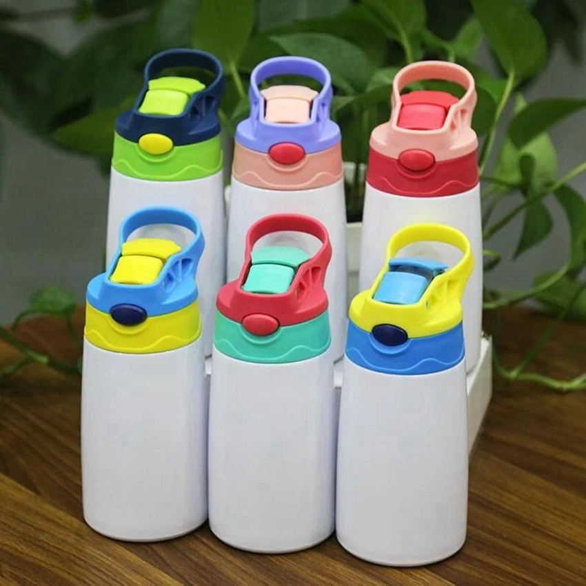 

G22 Heat Transfer Mug Stainless Steel Insulated Blank Cups 350ml Children Sippy Cup 12oz Sublimation Water Bottle Tumblers, Customized color