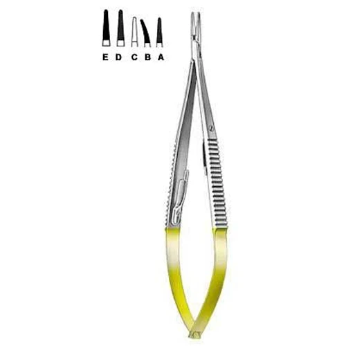 Jacobson Needle Holder T.c / Bronz Surgical Stainless Needle Holder
