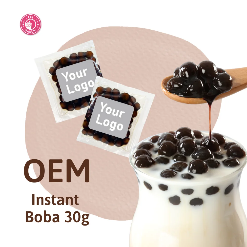 ODM OEM Taiwan Top1 Brown Sugar Boba 30g Boba Tea Supplier