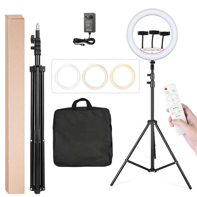 

Hot sale 45cm Ring Light LED 18 inch Soft Ringlight With 2.1m Stand
