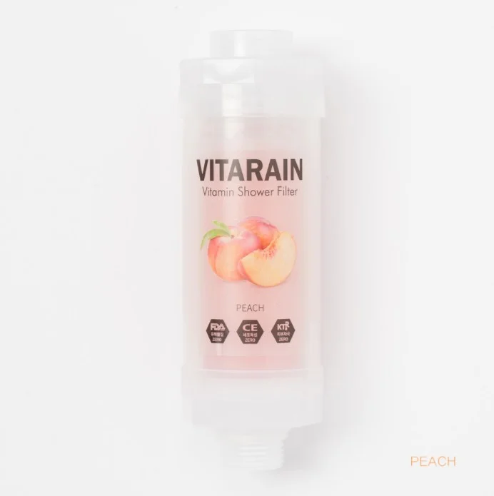 

Korean Removes Chlorine Provides h2o1 Vitamin Water Purification filter with Peach Scent Milk Vitarain Vitamin C Shower Filter