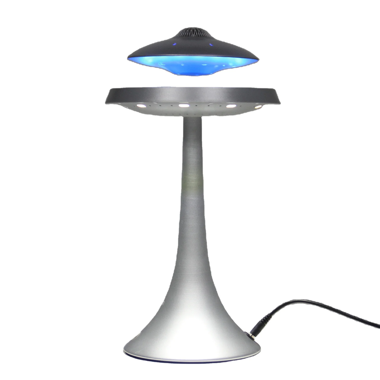 

Levitating LED Table lamp with UFO Speaker Music Player Hifi Surround Sound Air Speaker Magnetic Floating Speaker