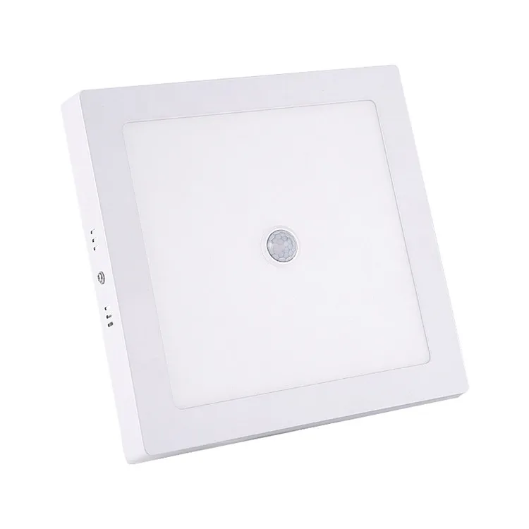Body sensor surface mounted square led ceiling light