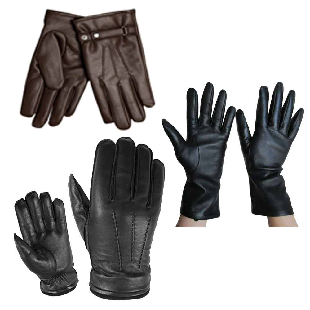 
Bachelors fashion able winter leather gloves for men, low price dressing gloves 