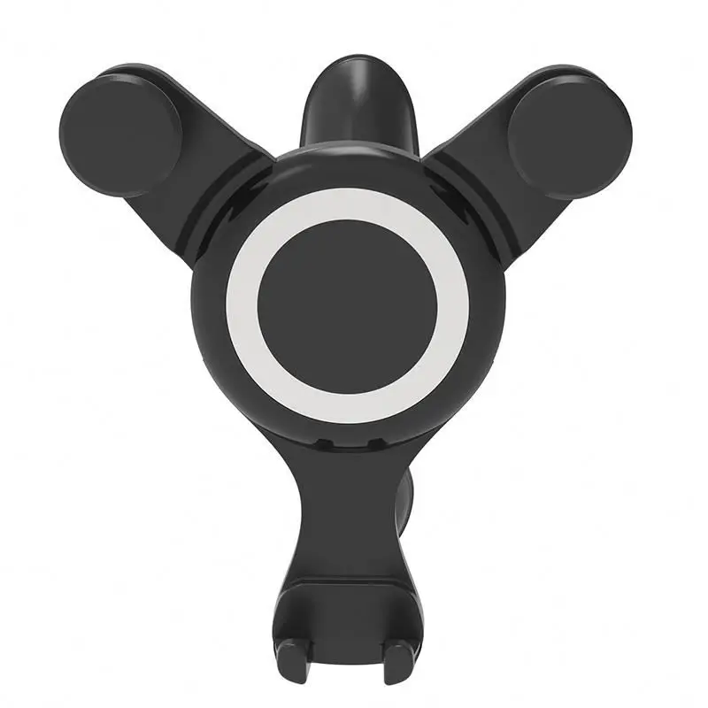 

Car vent mobile phone mount 360 rotating phone bracket round and vertical car air outlets, Black