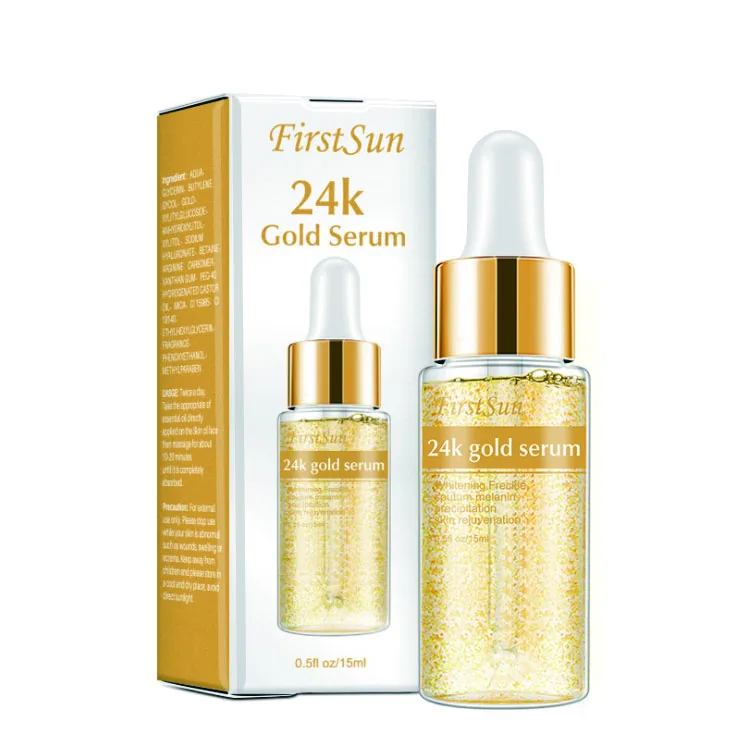 

Private Label Firstsun Collagen Anti-Wrinkle 24k Gold Glycolic Acid Skin Whitening Facial Arbutin Series Serum