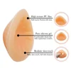 400 g/pair All size Artificial realistic Triangle Mastectomy breast prosthesis SL-03 Silicone Bra Inserts