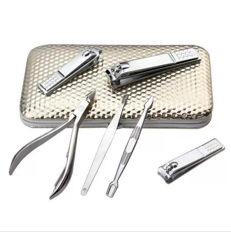 

Amazon nice price nail clippers set manicure tweezers ear and spoon practical tools set