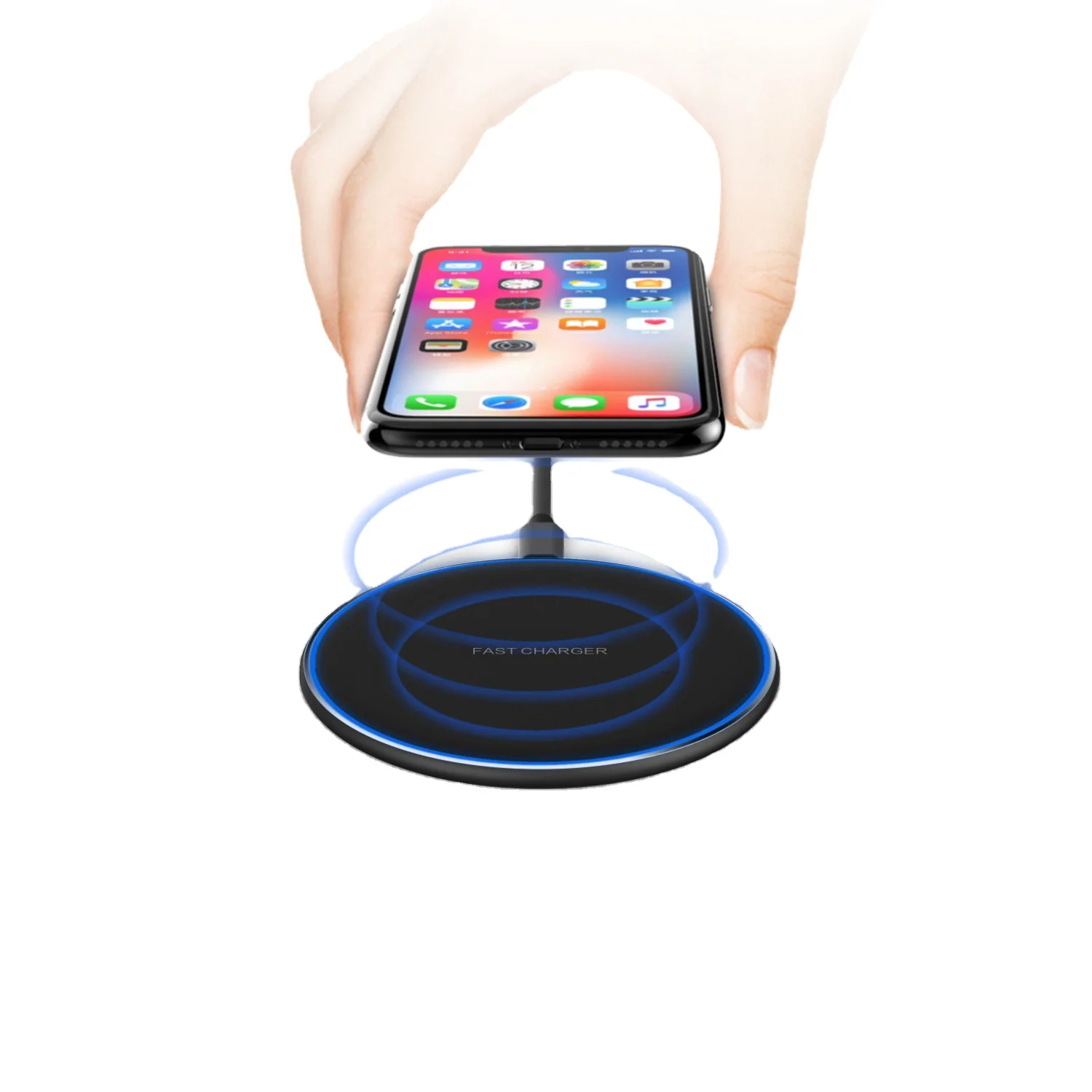 

wholesale price 10W Wireless Charger Qi Certified 10W Max Fast Wireless Charging Pad Compatible with iPhone Samsun Huawei XiaoMi