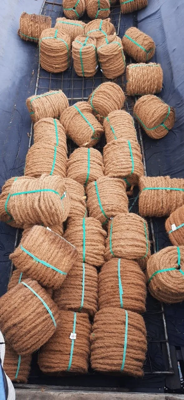 Cameroon Coconut Coir Rope Mussel Farming / Coconut Fiber Rope Heavy
