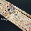 wholesale price beads cube box shape heishi spacer beads natural pink opal gemstone