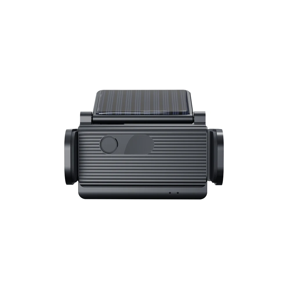 

Upgraded version of fully automatic induction electric clamping solar car phone holders will never be wired for charging, Black