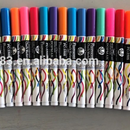 

Non toxic 3.5 mm Bullet tip Neon color Glass Chalk Marker