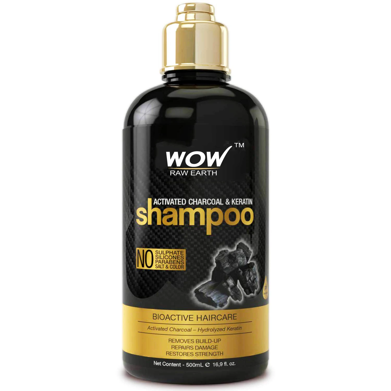 

Raw Earth 500ml WOW Skin Science Charcoal & Keratin Shampoo