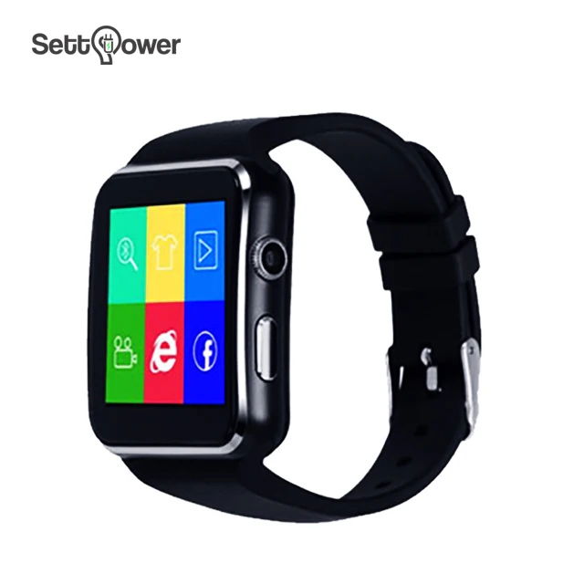 

The latest X6 sports smart watch for SIM card insertion with camera Settpower X6
