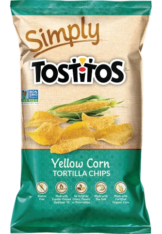 
TOSTITOS Simply Yellow Corn Tortilla Chips 240g 
