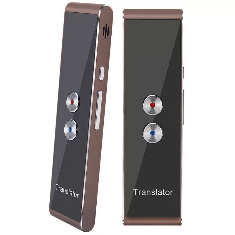 

New Arrival T8 Handheld Pocket Real Time Speech Translation Smart Voice Translator Device With Mic, Gold,silver,black