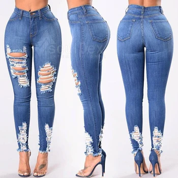 jeans with holes for girls
