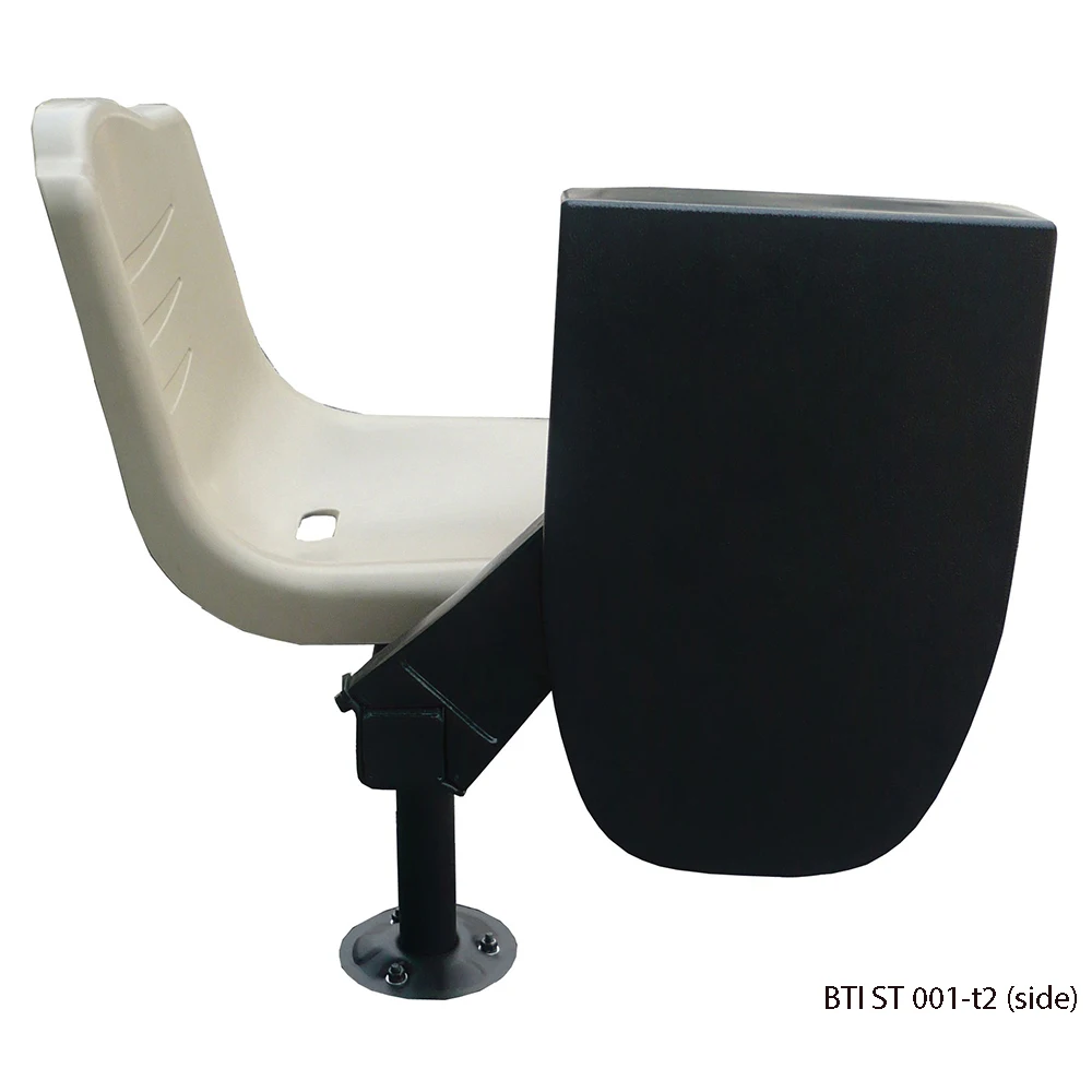
Lecture Stadium Auditorium Chair ST-001-02-T2 Strong Moulded Polypropylene ABS Writing Tablet Epoxy Coated Stand 
