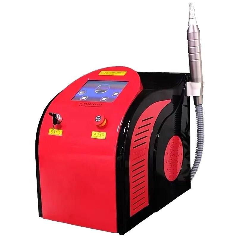 

Red desktop picosecond laser 755NM small picosecond freckle removing tattoo instrument 1064nm YAG laser 532nm wavelength laser