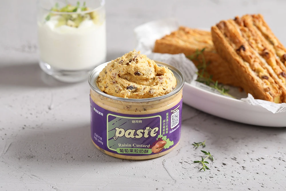 paste - raisin custard, sauce, cream, spread, jam 240g