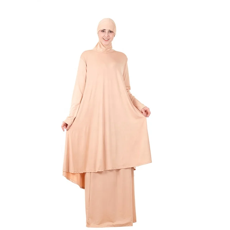 

2020 New Arrival Abaya In Dubai Women Praying Garment For Women Overhead Jilbab Muslim Dress Prayer Abaya Islamic Clothing, Picture color
