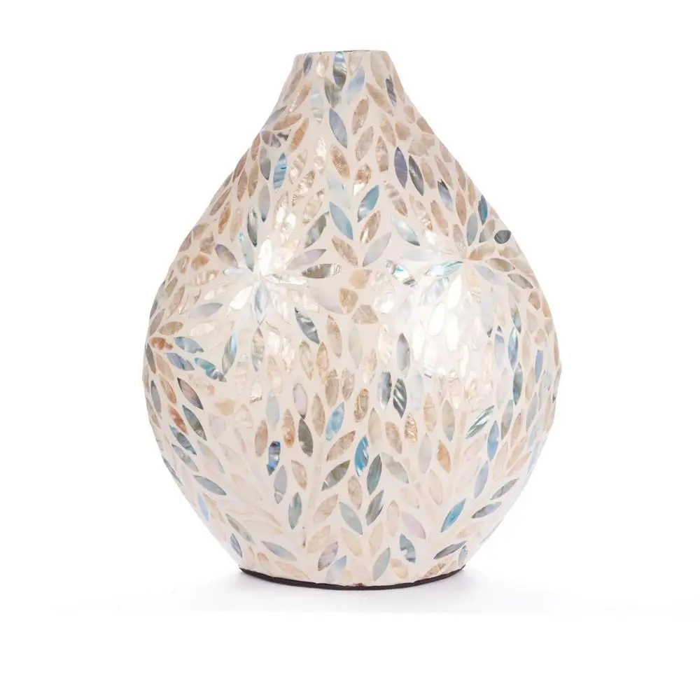 
Home decor mother of pearl tall plant vase for wedding decoration wholesale 